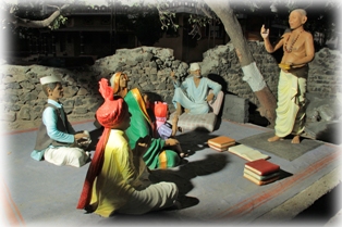 Shri Sai listening to Bhajans and Kirtans