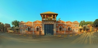 Entrance gate of Sai Heritage Village
